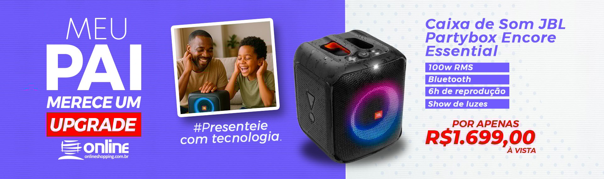 PAIS CAIXA DE SOM JBL