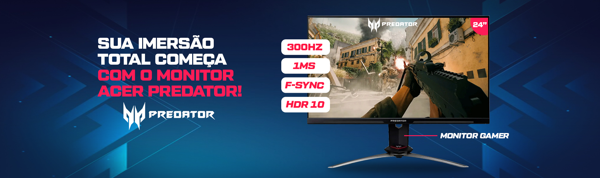banner monitor Acer Predator
