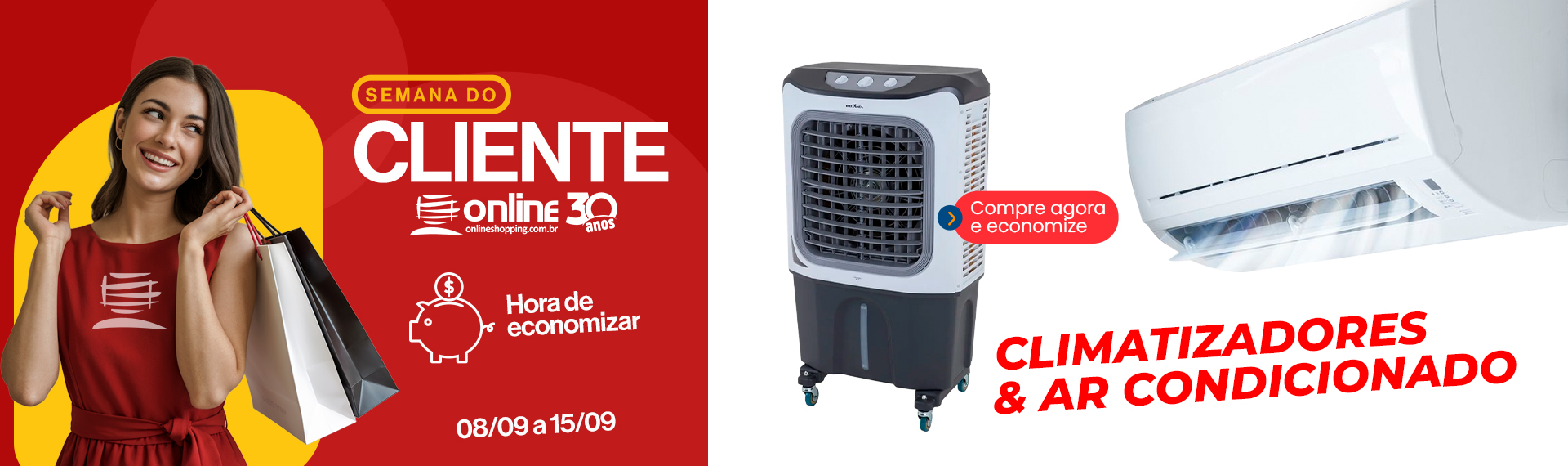 Ar condicionado e Climatizadores de ar