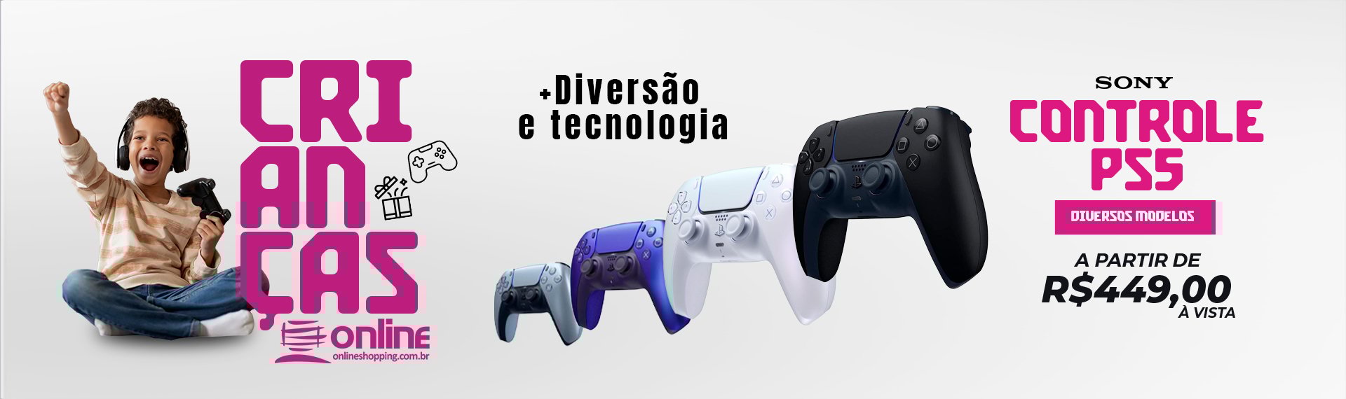 Crianças: Controles