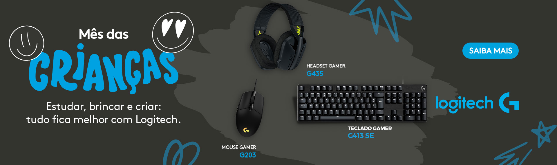 Crianças Logitech