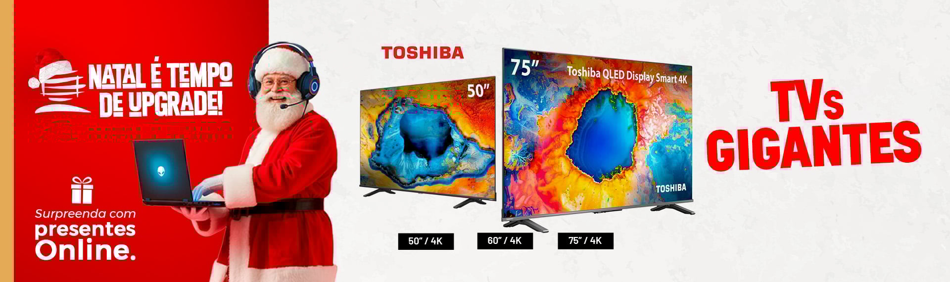 Natal TVs Toshiba