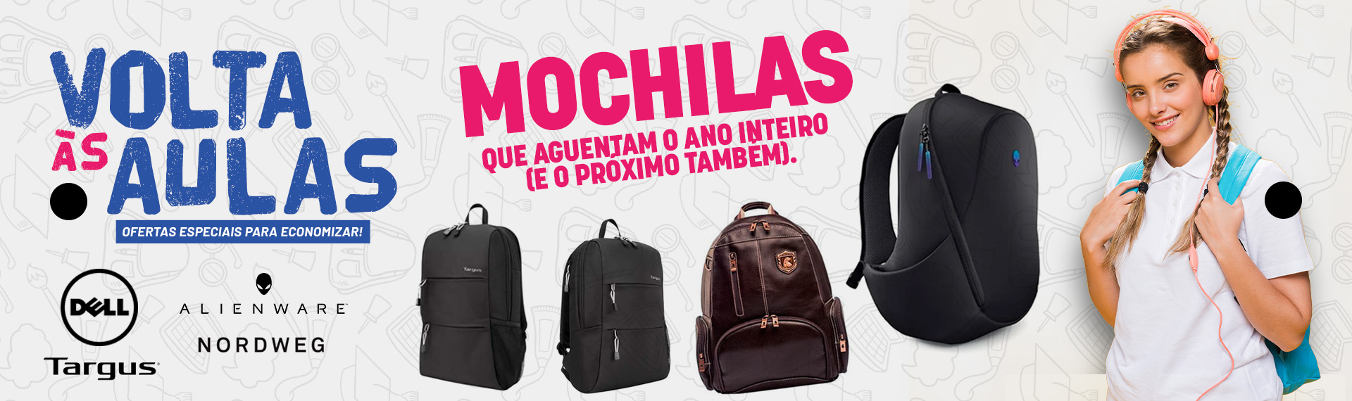 Volta as aulas - Mochilas