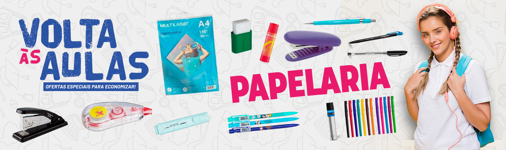 Volta as Aulas - Papelaria