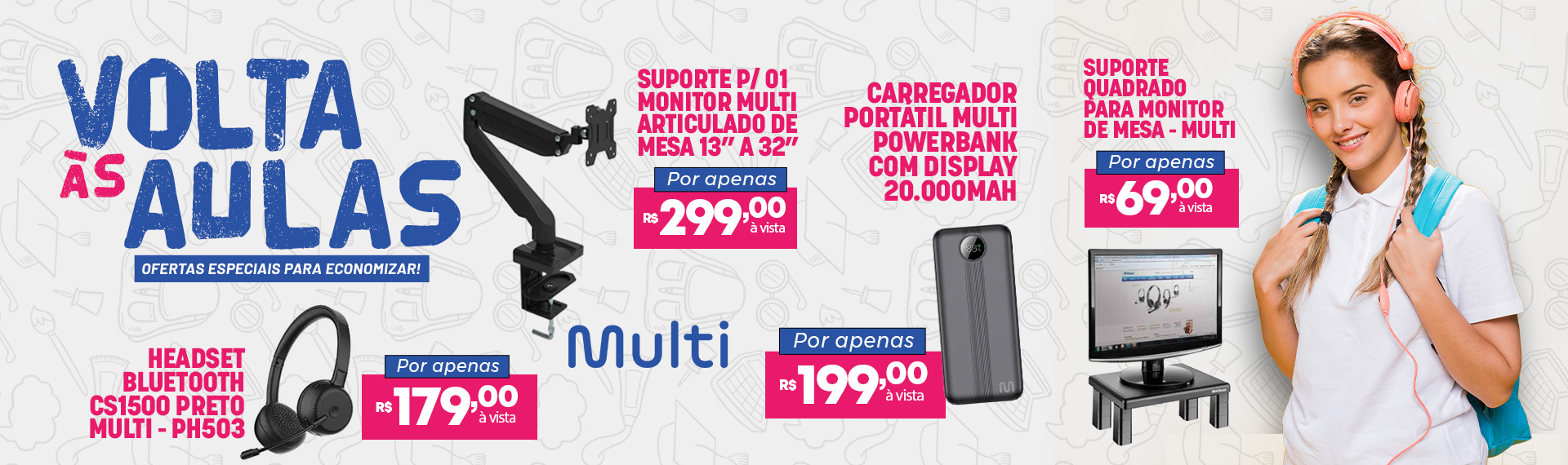 Banner Volta as aulas - Multi