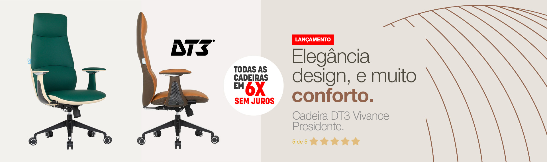Home: Cadeira DT3 Presidente