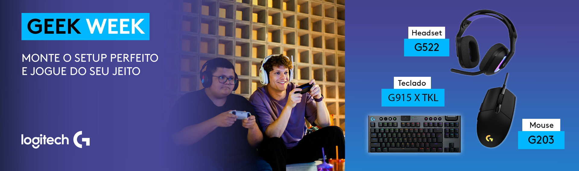 Banner Home - Logitech Geek Week