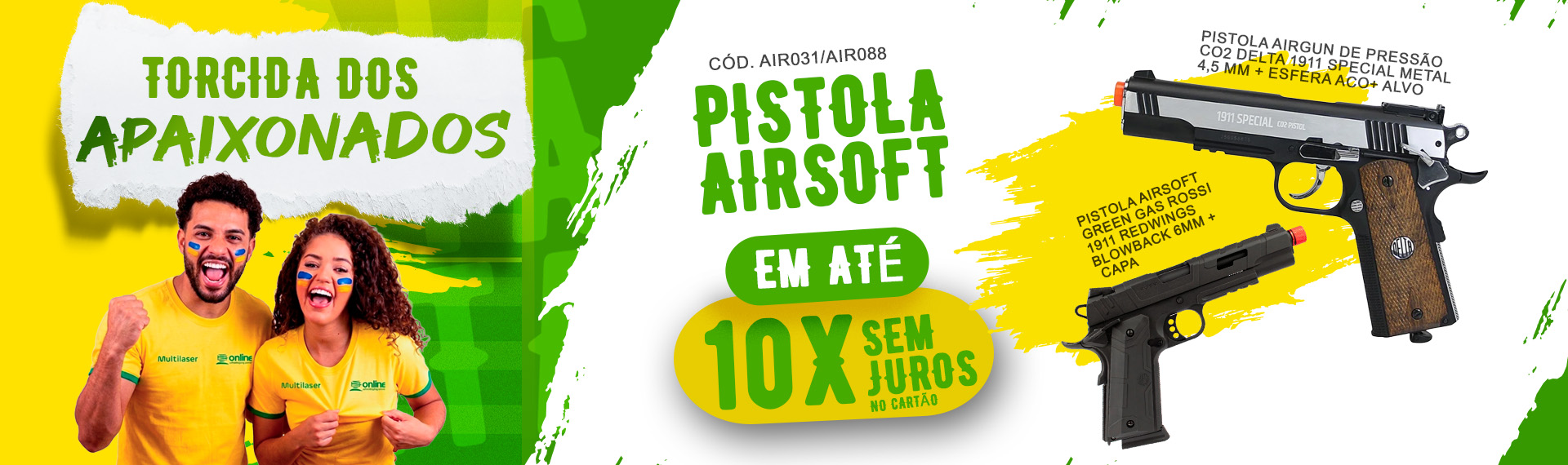 Pistolas em 10x sem juros