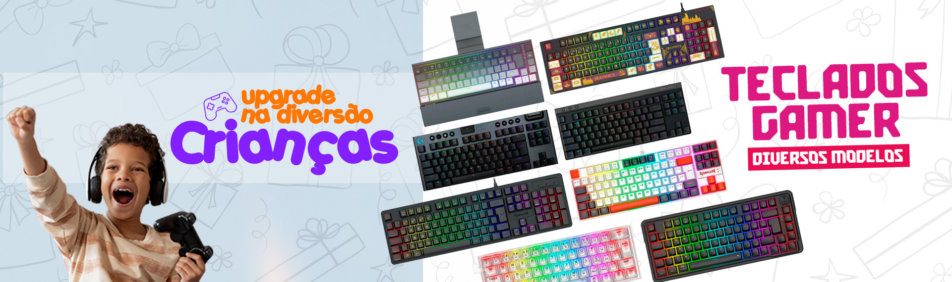 Crianças - Teclado Gamer