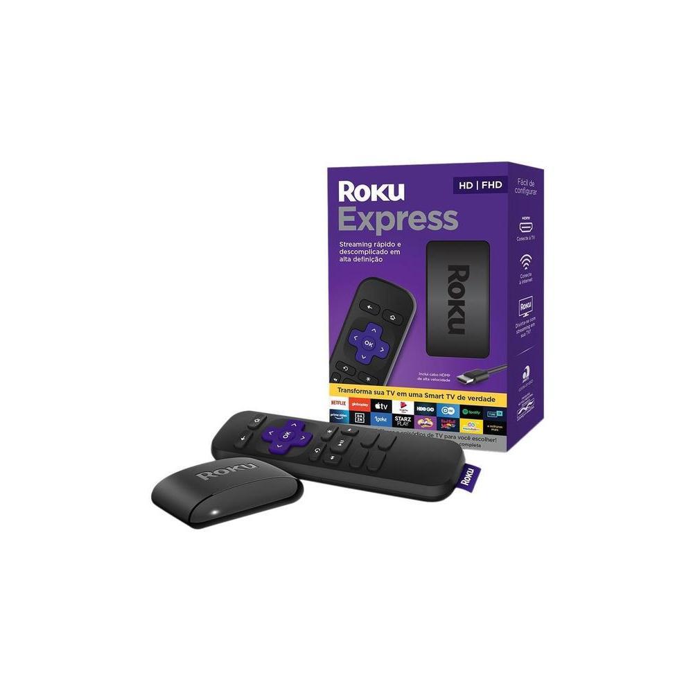 Roku Express Streaming Player Full HD com Controle Remoto